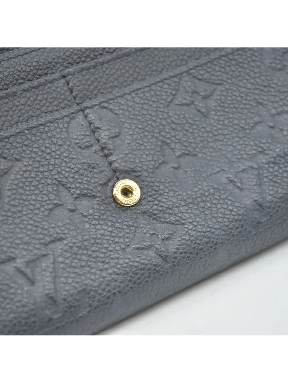 2015 Louis Vuitton Empreinte Sarah Wallet NM Black CA2115